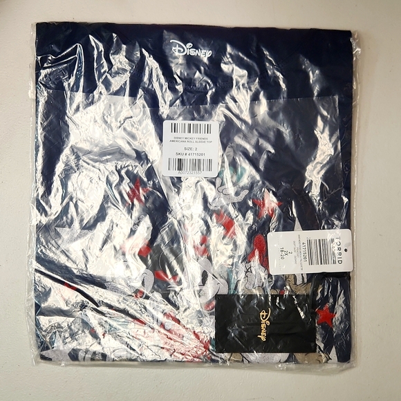 ❤️NWT VINTAGE TORRIID DISNEY TEE  MICKEY MOUSE & FRIENDS AMERICANA PLUS SIZE - Picture 5 of 14